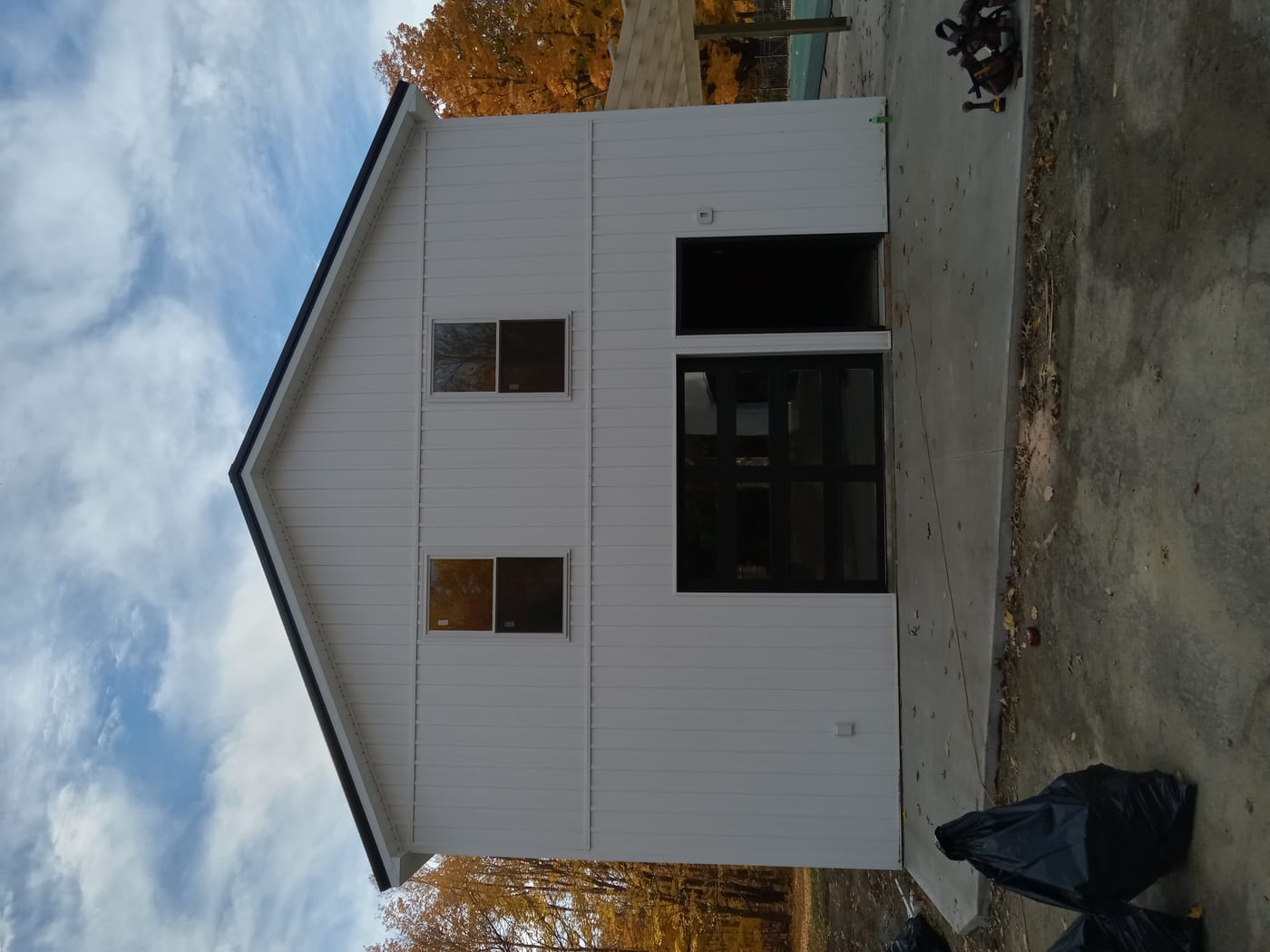 White Building Fall